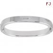 Sterling Silver Hinged Bangle Bracelet