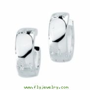 Sterling Silver Hinged Earring