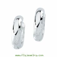 Sterling Silver Hinged Earring