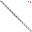 Sterling Silver Hollow Rope Chain