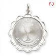 Sterling Silver Holy Communion Disc Charm