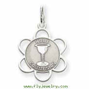 Sterling Silver Holy Communion Disc Charm