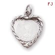 Sterling Silver Holy Communion Disc Charm