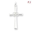 Sterling Silver Holy Matrimony Cross Pendant