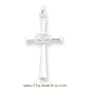 Sterling Silver Holy Matrimony Cross Pendant