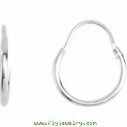 Sterling Silver Hoop Earring