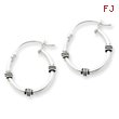 Sterling Silver Hoop Earrings