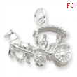 Sterling Silver Horse & Carriage Charm