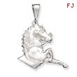 Sterling Silver Horse Charm