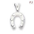 Sterling Silver Horseshoe Charm