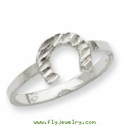 Sterling Silver Horseshoe Ring
