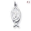 Sterling Silver Ichthus Fish Charm