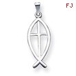 Sterling Silver Ichthus Fish Charm