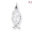 Sterling Silver Ichthus Fish Charm