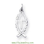 Sterling Silver Ichthus Fish Charm