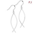 Sterling Silver Ichthus (Fish) Earrings