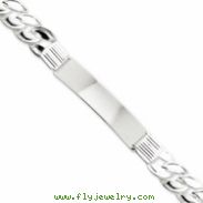 Sterling Silver ID Curb Link Bracelet