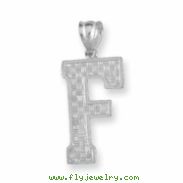 Sterling Silver Initial F Charm