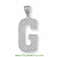 Sterling Silver Initial G Charm