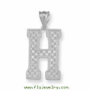 Sterling Silver Initial H Charm