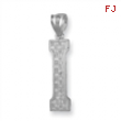 Sterling Silver Initial I Charm