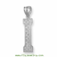 Sterling Silver Initial I Charm