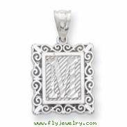 Sterling Silver Initial M Charm