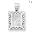 Sterling Silver Initial P Charm