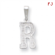 Sterling Silver Initial R Charm