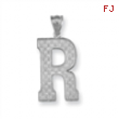 Sterling Silver Initial R Charm