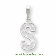 Sterling Silver Initial S Charm