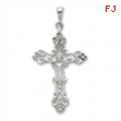 Sterling Silver INRI Cross Pendant