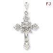 Sterling Silver INRI Crucifix Pendant