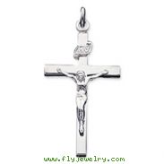 Sterling Silver INRI Crucifix Pendant