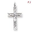 Sterling Silver INRI Crucifix Pendant