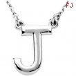 Sterling Silver J 16