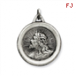 Sterling Silver Jesus Medal