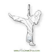 Sterling Silver Karate Charm