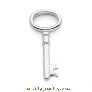 Sterling Silver Key Pendant