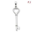 Sterling Silver Key Pendant