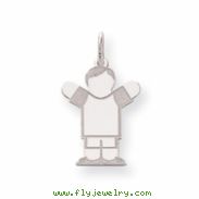 Sterling Silver Kid Charm