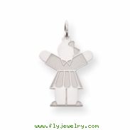 Sterling Silver Kid Charm