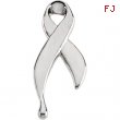 Sterling Silver Lapel Pin Ribbon Of Tears