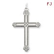 Sterling Silver Laser Designed Cross