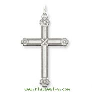 Sterling Silver Laser Designed Cross