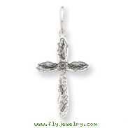 Sterling Silver Laser Designed Cross Charm