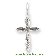 Sterling Silver Laser Designed Cross Charm