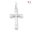 Sterling Silver Laser Designed Cross Charm