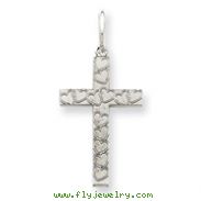 Sterling Silver Laser Designed Cross Charm