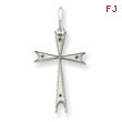 Sterling Silver Laser Designed Cross Charm